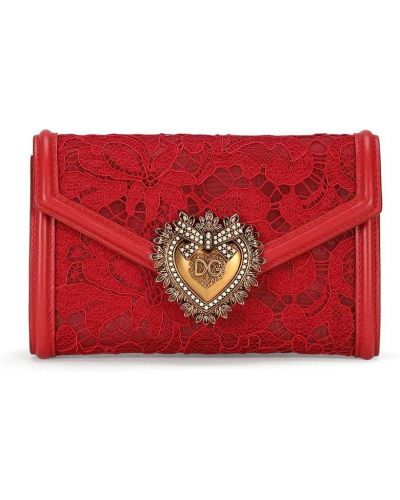 Bolso clutch Dolce & Gabbana rojo