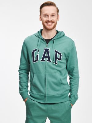 Džemperis su gobtuvu Gap žalia