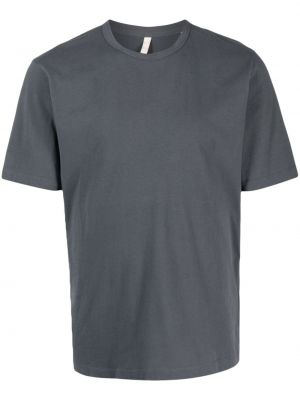 Βαμβακερή μπλούζα με στρογγυλή λαιμόκοψη Sunflower γκρι