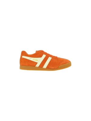 Szarvasbőr sneakers Gola narancsszínű