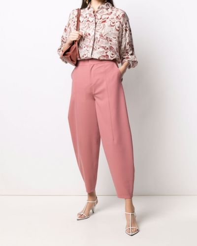 Pantalones ajustados de cintura alta Aeron rosa