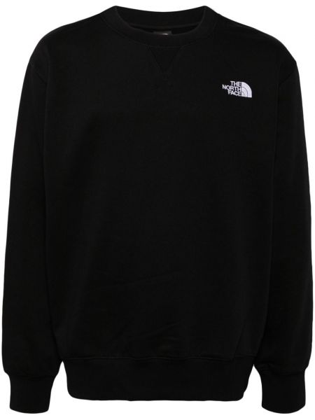 Işlemeli sweatshirt The North Face siyah