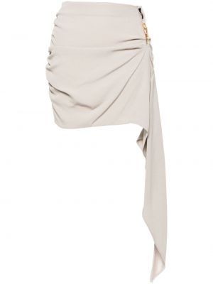 Krepové drapované mini sukně Elisabetta Franchi