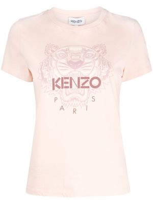 Camiseta con estampado con rayas de tigre Kenzo