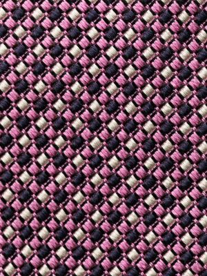 Jedwabny krawat Kiton różowy