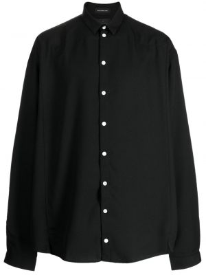 Βαμβακερό πουκάμισο Nicolas Andreas Taralis μαύρο