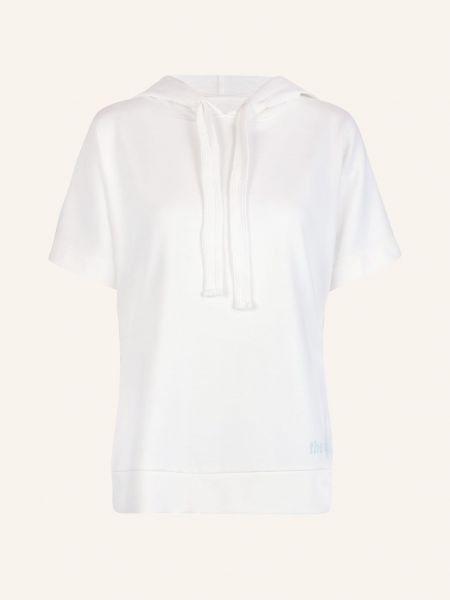 Bluza z kapturem Lieblingsstück biała