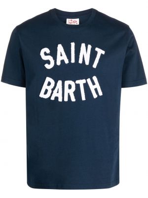 T-shirt Mc2 Saint Barth blå