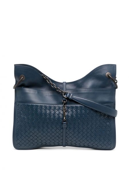 Bottega Veneta Pre-Owned sac porté épaule en Intrecciato (2010) - Bleu Bottega Veneta Pre-owned