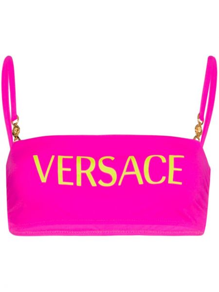 Бікіні з логотипом Versace, рожевий