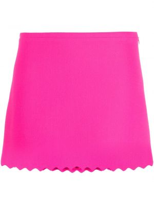 Μάλλινη φούστα mini Mach & Mach ροζ