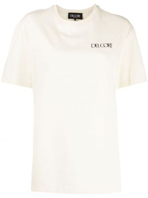 Kokvilnas t-krekls ar apdruku Del Core