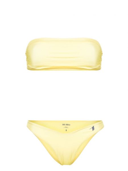 Bikini avec applique The Attico jaune