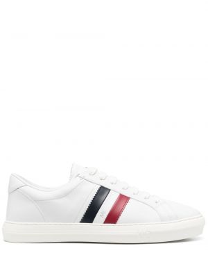 Stripete sneakers Moncler hvit