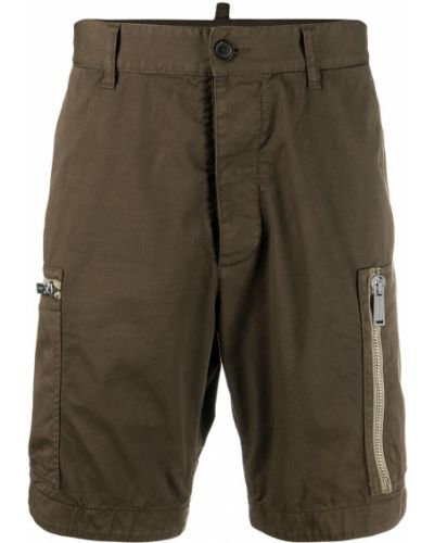 Pantalones cortos cargo con cremallera con bolsillos Dsquared2