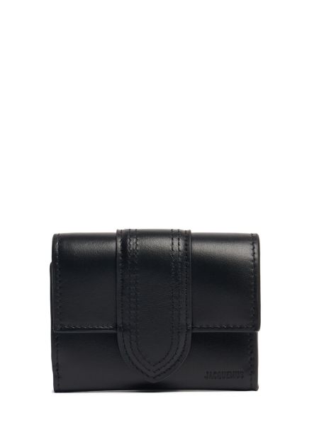 Cartera de cuero Jacquemus negro