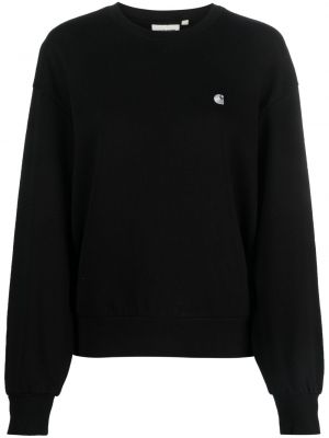 Broderet sweatshirt Carhartt Wip sort