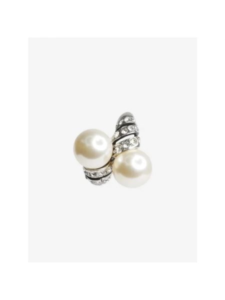 Pendientes con perlas Yves Saint Laurent Vintage plateado
