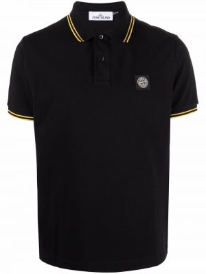 Poloskjorte Stone Island svart