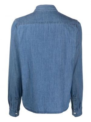 Koszula jeansowa bawełniana Aspesi niebieska
