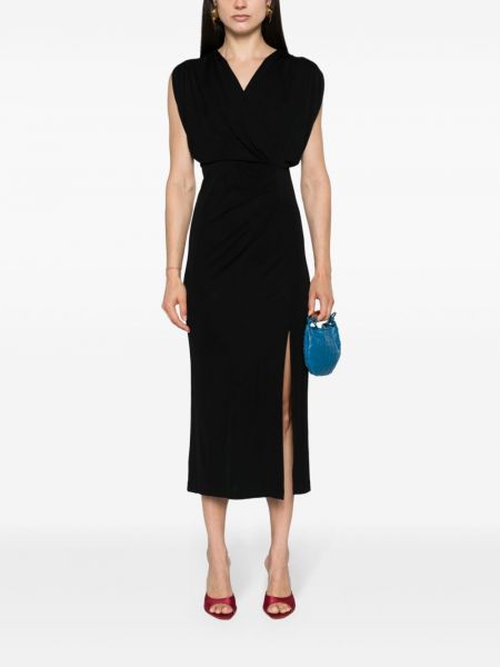 Koktejlové šaty Dvf Diane Von Furstenberg černé