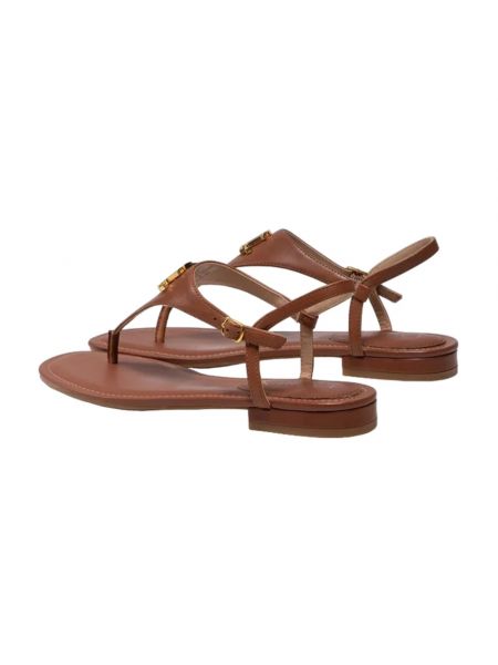 Sandalias de cuero Polo Ralph Lauren marrón