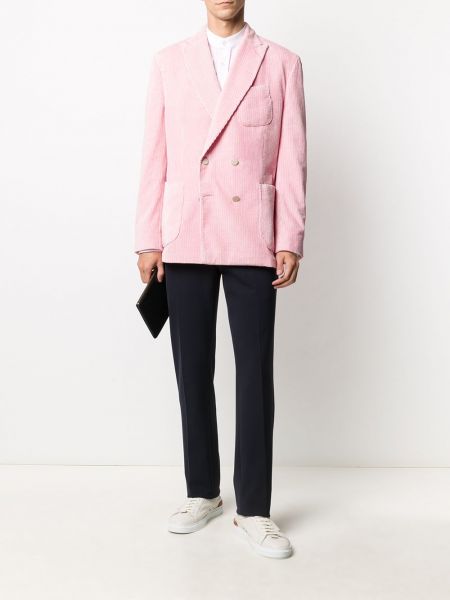 Hemd mit geknöpfter Mackintosh pink