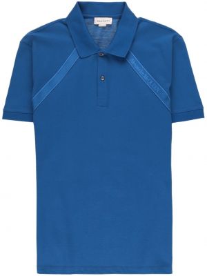 Jersey t-shirt Alexander Mcqueen blau