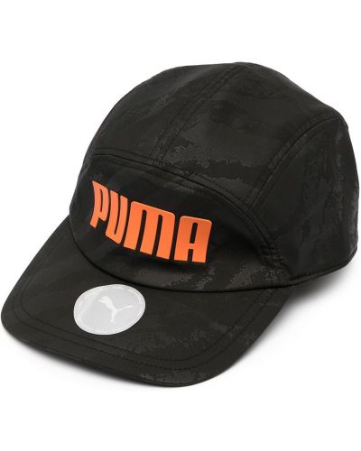 Gorra con cordones con estampado Puma negro