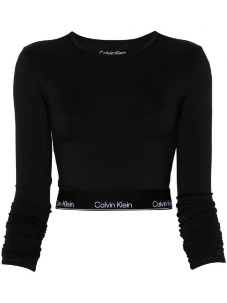 Kırpma üst Calvin Klein siyah