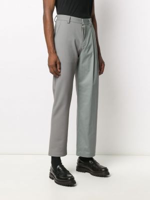 Rovné kalhoty Xander Zhou šedé