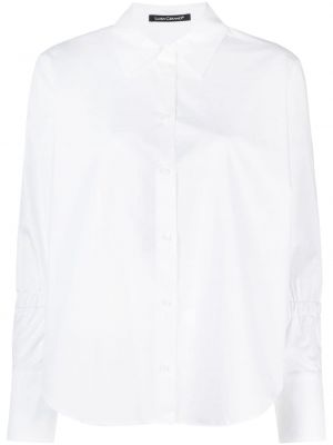 Bavlnená košeľa Luisa Cerano biela