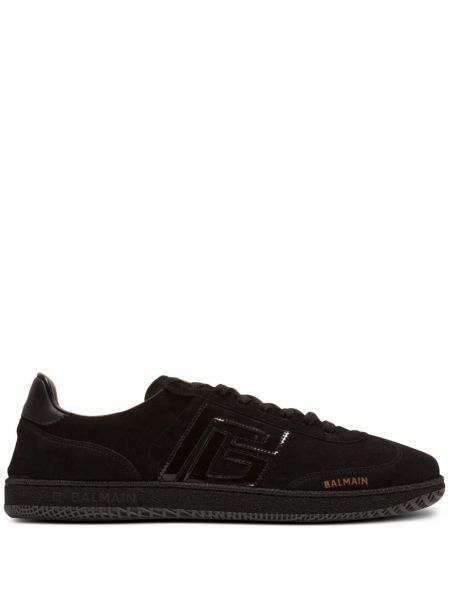 Wildleder sneaker Balmain schwarz