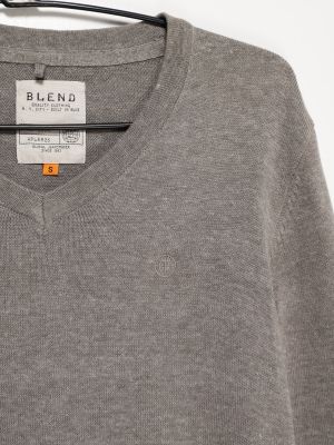 Серый пуловер Blend