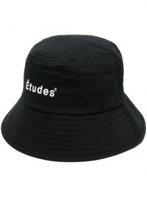 Cappello ricamato Etudes nero
