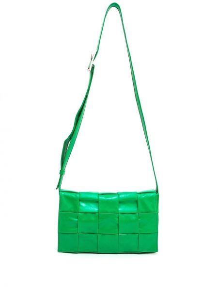 Bottega Veneta Pre-Owned sac porté épaule Cassette à tressage Intrecciato (années 1990) - Vert Bottega Veneta Pre-owned
