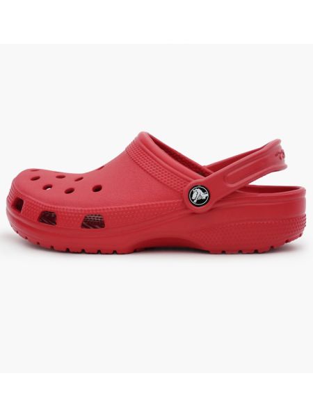 Классические тапочки Crocs красные