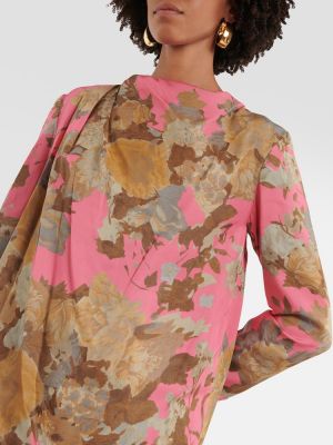 Bluza s printom s draperijom Dries Van Noten