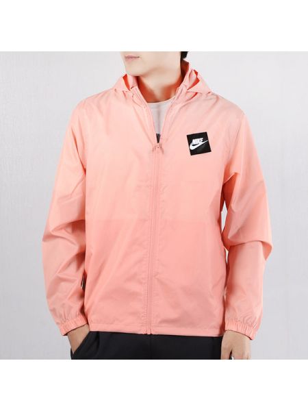 Куртка с капюшоном Nike розовая