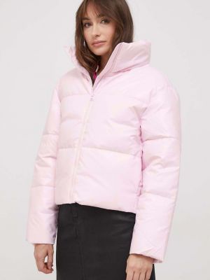 Oversized téli kabát United Colors Of Benetton rózsaszín