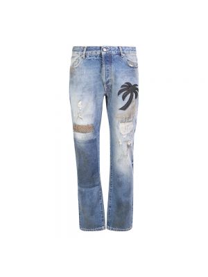 Straight jeans Palm Angels blau
