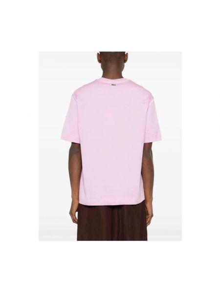 Camiseta manga corta Lacoste rosa