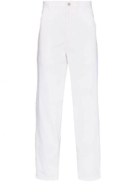 Camisa de cintura alta Comme Des Garçons Shirt blanco