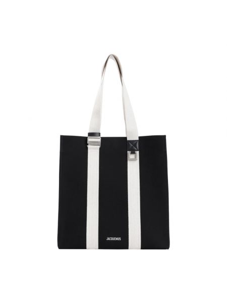 Shopper handtasche mit taschen Jacquemus schwarz