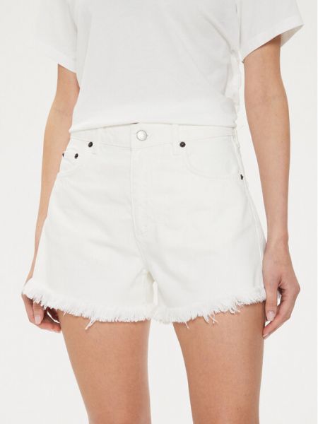 Shorts en jean Sisley blanc