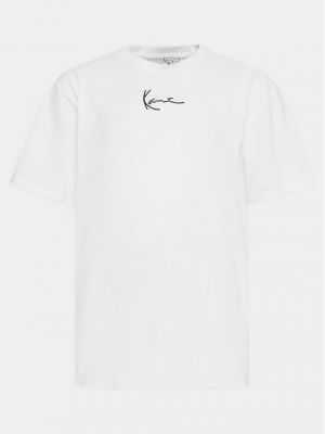 Priliehavé tričko Karl Kani biela