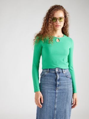 Marškinėliai ilgomis rankovėmis Vero Moda žalia