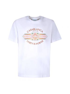 Hemd mit print Casablanca weiß