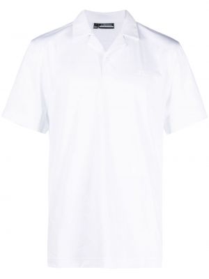 Поло тениска с принт J.lindeberg бяло
