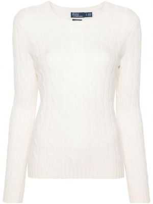 Džemper od kašmira Polo Ralph Lauren bijela